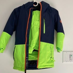 686 ski/snowboard set : jacket + pants high viz